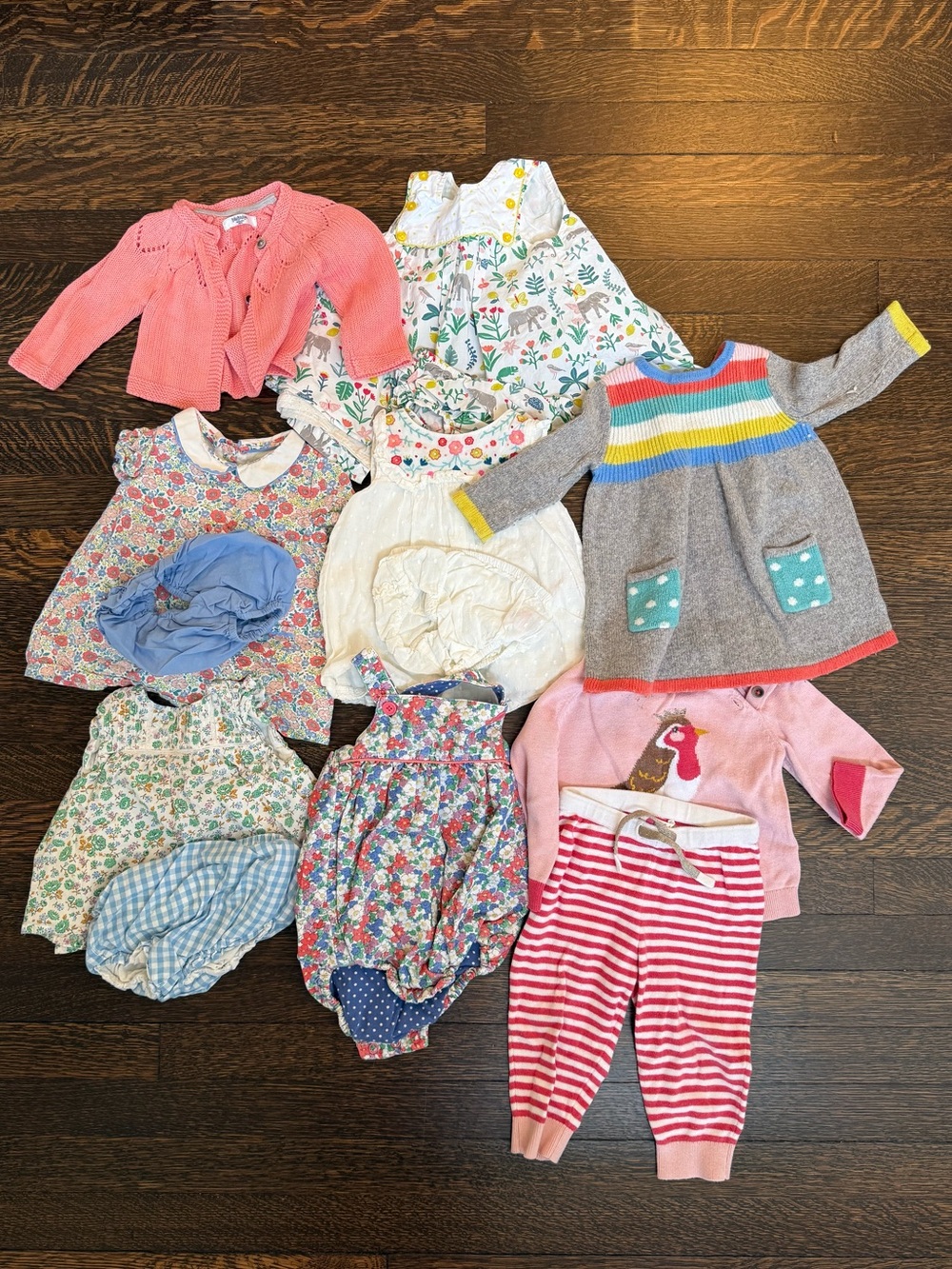 Baby Boden Bundle - 8 items - sizes 0-3, 3-6, 6-12